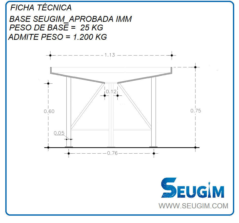 BASE para tanque Nicoll 1.100 lts - Imagen 5